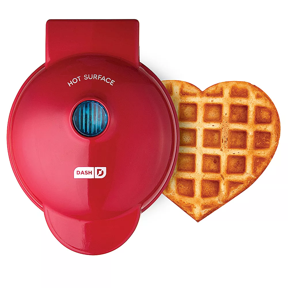 Dash Mini Heart Waffle Maker 3 Dash Mini Heart Waffle Maker