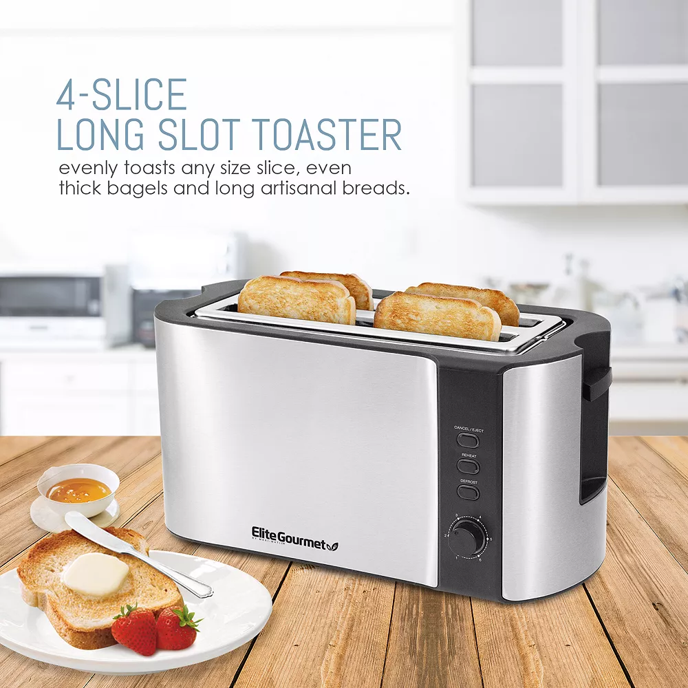 Elite Gourmet Multi-Function 4-Slice Toaster 8 Elite Gourmet Multi-Function 4-Slice Toaster - Image 6