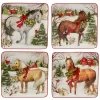 Certified International Christmas On The Farm 4-pc. Dessert Plate Set 1 Certified International Christmas On The Farm 4-pc. Dessert Plate Set -Home-Kitchen 3569168