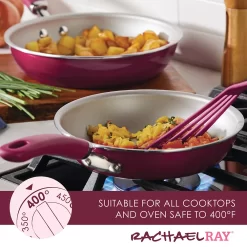 Rachael Ray® Create Delicious 13-pc. Aluminum Nonstick Cookware Set -Home-Kitchen 3625436 ALT2