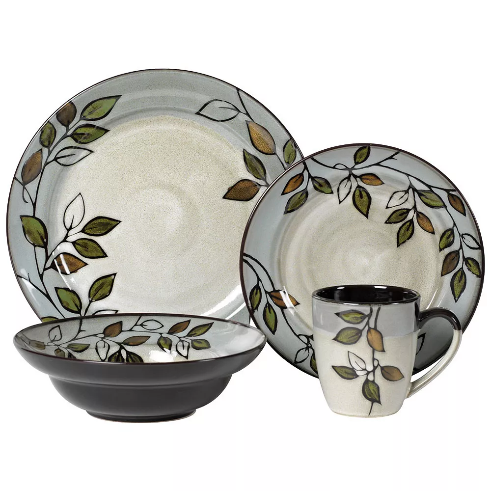 Pfaltzgraff Rustic Leaves 16-pc. Dinnerware Set 3 Pfaltzgraff Rustic Leaves 16-pc. Dinnerware Set