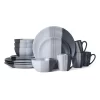 Pfaltzgraff Parker Gray 16-pc. Dinnerware Set 2 Pfaltzgraff Parker Gray 16-pc. Dinnerware Set -Home-Kitchen 3666553
