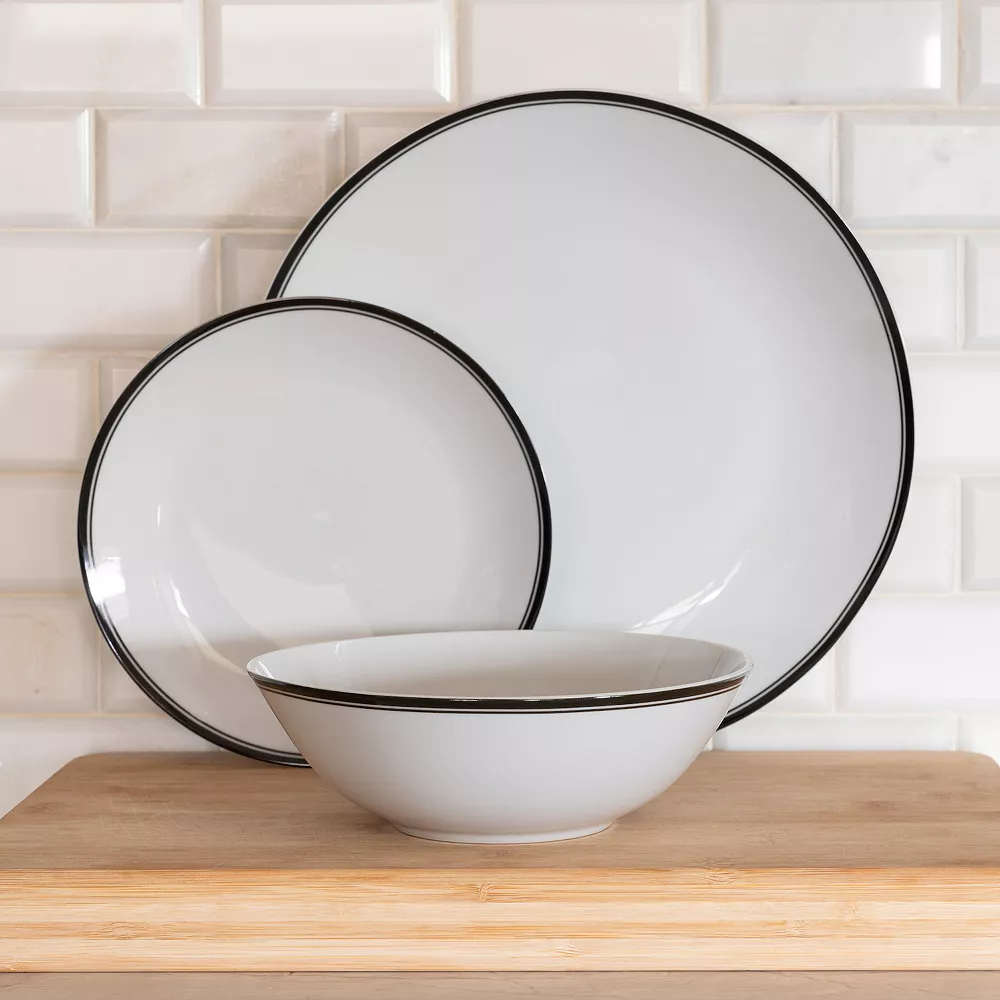 10 Strawberry Street Simply Coupe 24-pc. Dinnerware Set 6 10 Strawberry Street Simply Coupe 24-pc. Dinnerware Set - Image 4