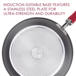 Rachael Ray® Create Delicious Hard-Anodized Aluminum Nonstick Deep Skillet 12 Rachael Ray® Create Delicious Hard-Anodized Aluminum Nonstick Deep Skillet -Home-Kitchen 3685799 ALT4