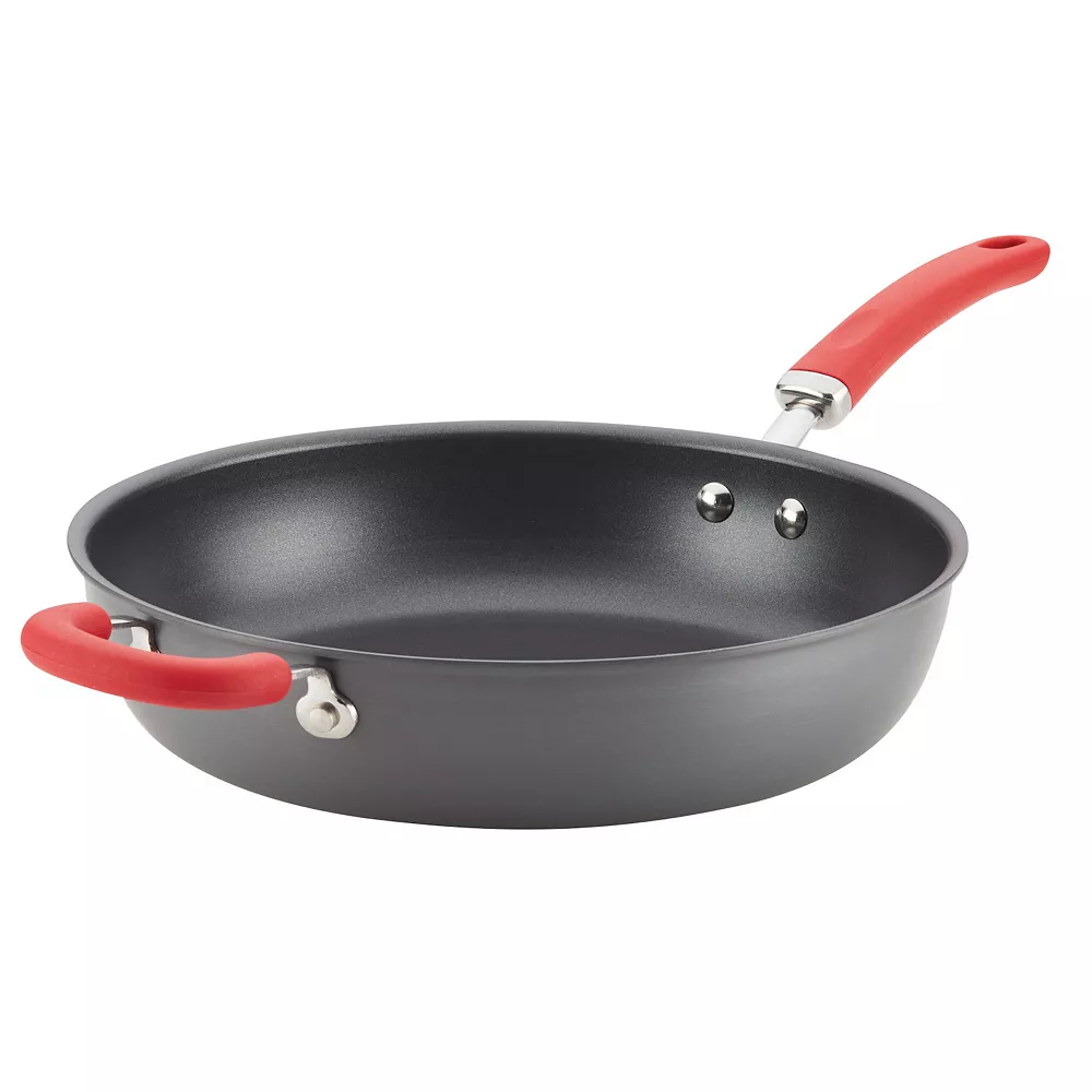 Rachael Ray® Create Delicious Hard-Anodized Aluminum Nonstick Deep Skillet 3 Rachael Ray® Create Delicious Hard-Anodized Aluminum Nonstick Deep Skillet