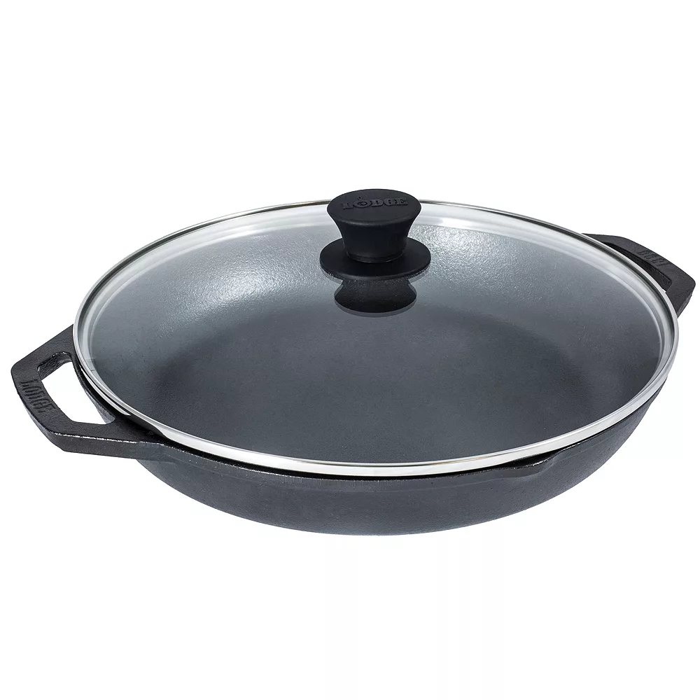 Lodge 12-in. Pre-Seasoned Cast-Iron Everyday Chef Pan 3 Lodge 12-in. Pre-Seasoned Cast-Iron Everyday Chef Pan