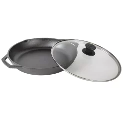 Lodge 12-in. Pre-Seasoned Cast-Iron Everyday Chef Pan 5 Lodge 12-in. Pre-Seasoned Cast-Iron Everyday Chef Pan -Home-Kitchen 3711126 ALT2