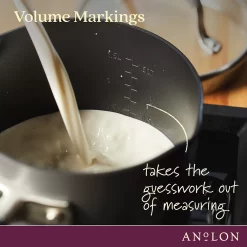 Anolon Advanced Home Hard-Anodized Nonstick 2-qt. Straining Saucepan 12 Anolon Advanced Home Hard-Anodized Nonstick 2-qt. Straining Saucepan -Home-Kitchen 3713638 ALT4