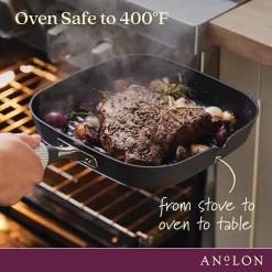 Anolon Advanced Home Hard-Anodized 11-in. Deep Square Grill Pan -Home-Kitchen 3713643 ALT4