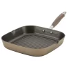 Anolon Advanced Home Hard-Anodized 11-in. Deep Square Grill Pan 1 Anolon Advanced Home Hard-Anodized 11-in. Deep Square Grill Pan -Home-Kitchen 3713643 Brown