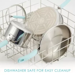 Rachael Ray® Create Delicious 10-pc. Stainless Steel Cookware Set -Home-Kitchen 3718006 ALT4