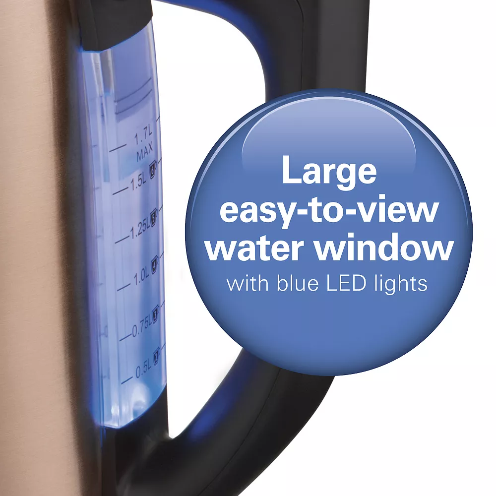 Hamilton Beach 1.7-Liter Variable Temperature Copper Kettle 6 Hamilton Beach 1.7-Liter Variable Temperature Copper Kettle - Image 4