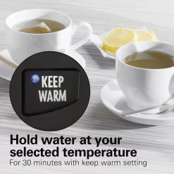 Hamilton Beach 1.7-Liter Variable Temperature Black Stainless Kettle 10 Hamilton Beach 1.7-Liter Variable Temperature Black Stainless Kettle -Home-Kitchen 3753570 ALT2