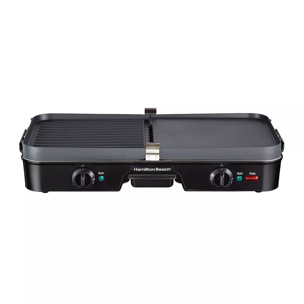 Hamilton Beach 3-in-1 Grill & Griddle Combo 3 Hamilton Beach 3-in-1 Grill & Griddle Combo