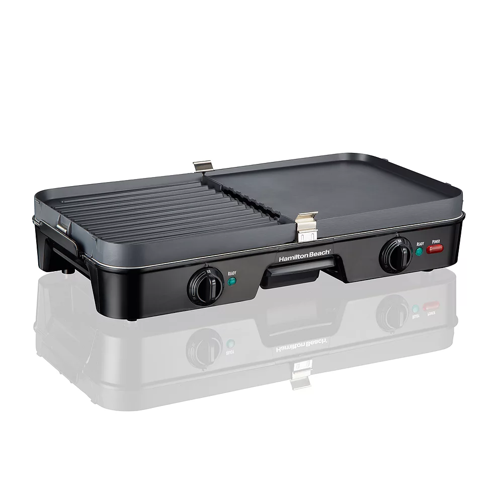 Hamilton Beach 3-in-1 Grill & Griddle Combo 4 Hamilton Beach 3-in-1 Grill & Griddle Combo - Image 2