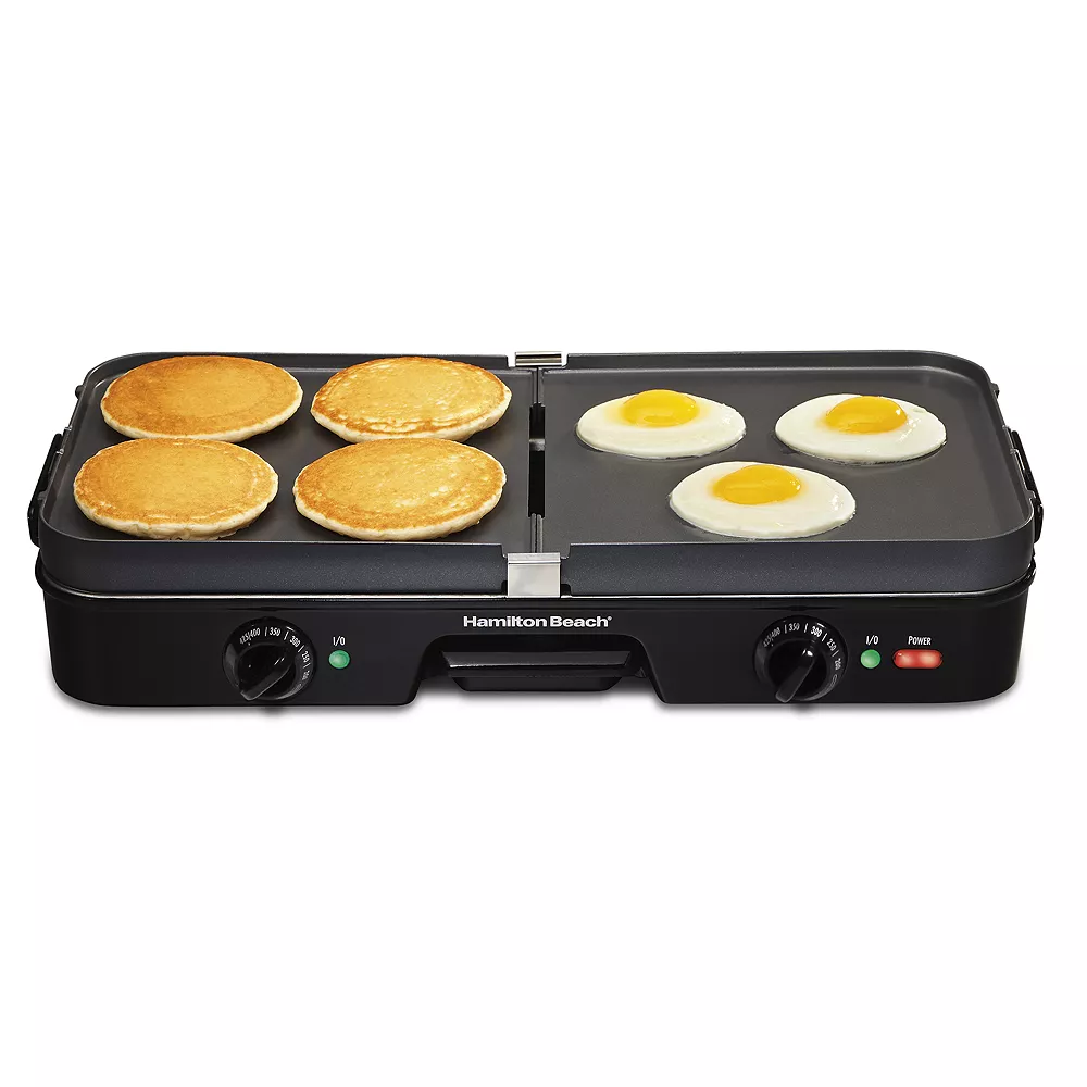 Hamilton Beach 3-in-1 Grill & Griddle Combo 6 Hamilton Beach 3-in-1 Grill & Griddle Combo - Image 4