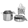 Cuisinart® SmartNest 11-pc. Stainless Steel Cookware Set 1 Cuisinart® SmartNest 11-pc. Stainless Steel Cookware Set -Home-Kitchen 3802494