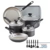 Farberware® Cookstart 15-pc. DiamondMax Nonstick Cookware Set 2 Farberware® Cookstart 15-pc. DiamondMax Nonstick Cookware Set -Home-Kitchen 3804615 Pewter