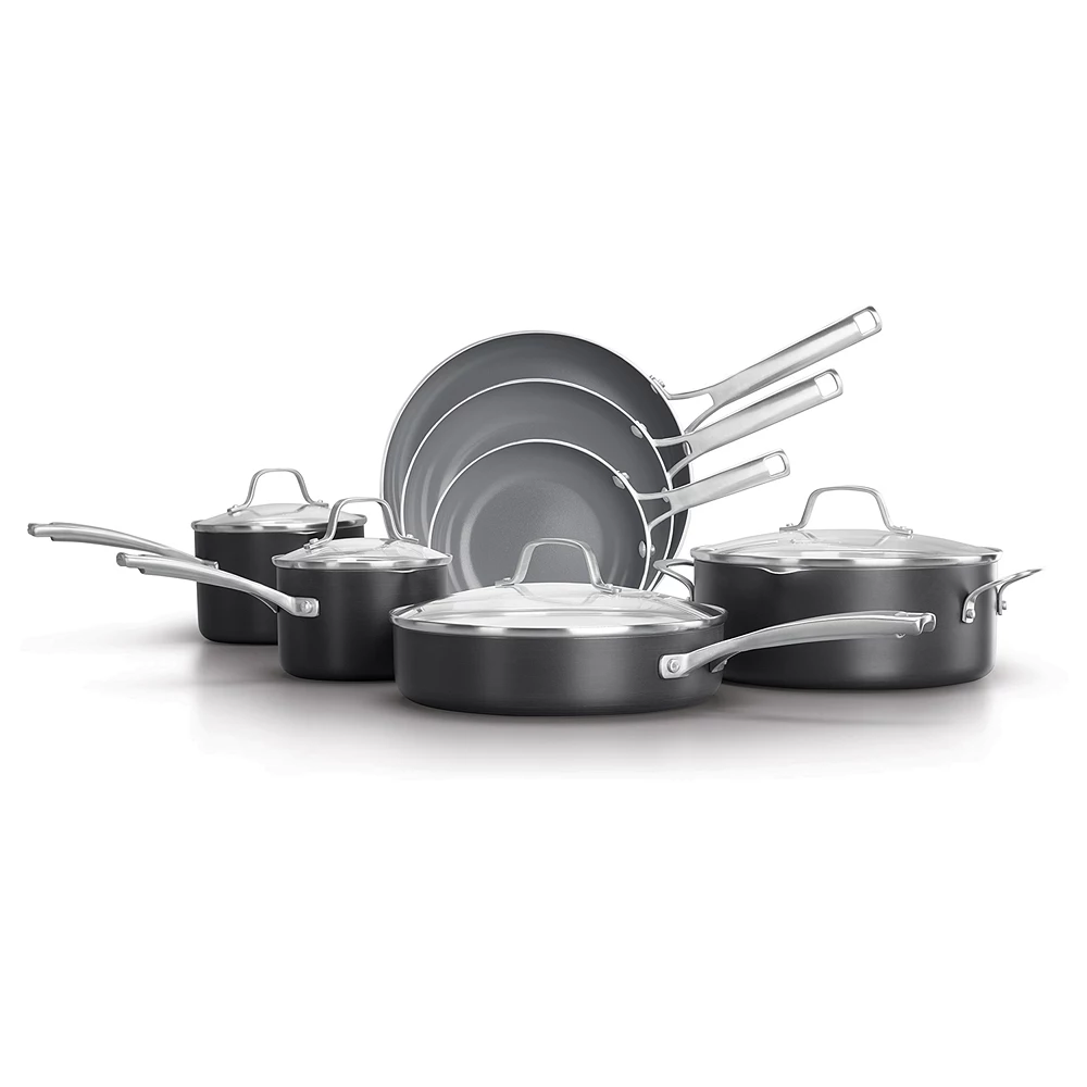 Calphalon® Classic 11-pc. Oil-Infused Ceramic Cookware Set 3 Calphalon® Classic 11-pc. Oil-Infused Ceramic Cookware Set