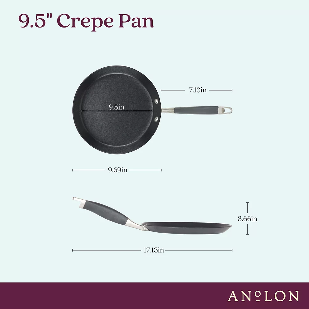 Anolon Advanced Home 9.5-in. Nonstick Crepe Pan 4 Anolon Advanced Home 9.5-in. Nonstick Crepe Pan - Image 2