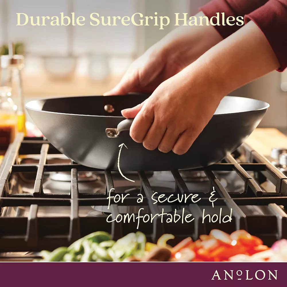 Anolon Advanced Home 14-in. Wok With Side Handles 5 Anolon Advanced Home 14-in. Wok With Side Handles - Image 3