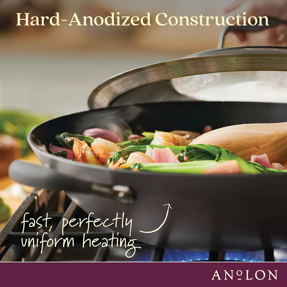 Anolon Advanced Home 14-in. Wok With Side Handles 7 Anolon Advanced Home 14-in. Wok With Side Handles - Image 5