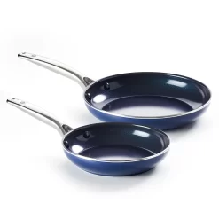 Blue Diamond Enhanced Ceramic Nonstick 2-pc. Frypan Set As Seen On TV
