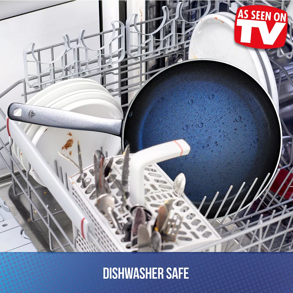 Blue Diamond Enhanced Ceramic Nonstick 12-in. Frypan With Lid As Seen On TV 7 Blue Diamond Enhanced Ceramic Nonstick 12-in. Frypan With Lid As Seen On TV - Image 5