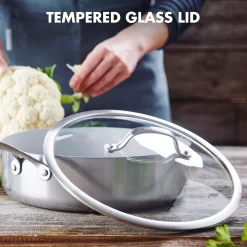 GreenPan Venice Pro 5-qt. Saute Pan With Lid -Home-Kitchen 3813328 ALT5