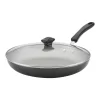 Farberware® Cookstart Aluminum DiamondMax Nonstick Covered Skillet 1 Farberware® Cookstart Aluminum DiamondMax Nonstick Covered Skillet -Home-Kitchen 3866714