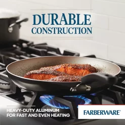 Farberware® Cookstart Aluminum DiamondMax Nonstick Covered Skillet -Home-Kitchen 3866714 ALT2