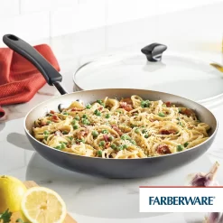 Farberware® Cookstart Aluminum DiamondMax Nonstick Covered Skillet -Home-Kitchen 3866714 ALT4