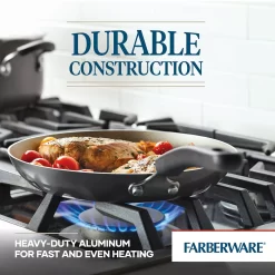 Farberware® Cookstart Aluminum DiamondMax Nonstick Skillet -Home-Kitchen 3866716 ALT2