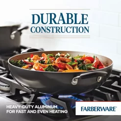 Farberware® Cookstart Aluminum DiamondMax Nonstick Covered Wok -Home-Kitchen 3866719 ALT2