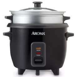 Aroma One-Touch Rice Cooker & Food Steamer