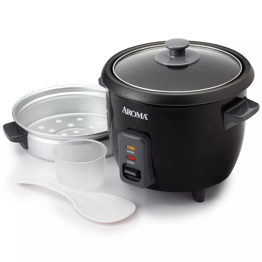 Aroma One-Touch Rice Cooker & Food Steamer 4 Aroma One-Touch Rice Cooker & Food Steamer - Image 2