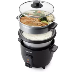 Aroma One-Touch Rice Cooker & Food Steamer 9 Aroma One-Touch Rice Cooker & Food Steamer -Home-Kitchen 3880084 ALT2