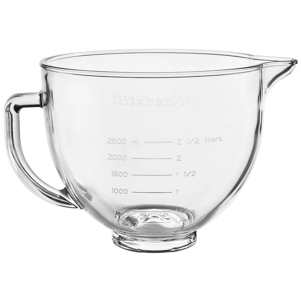 KitchenAid® 5 Quart Tilt-Head Glass Bowl With Measurement Markings & Lid - KSM5GB 4 KitchenAid® 5 Quart Tilt-Head Glass Bowl With Measurement Markings & Lid - KSM5GB - Image 2