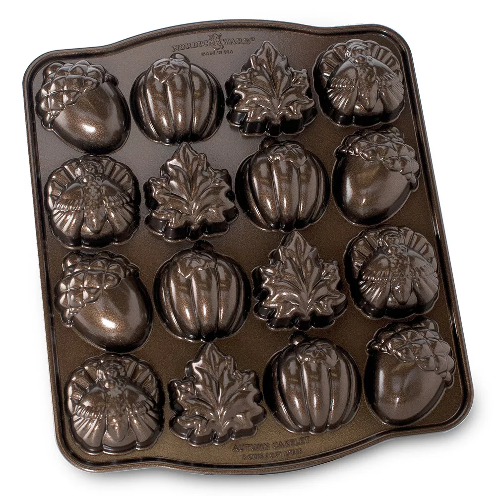 Nordic Ware Autumn Cakelet Pan 3 Nordic Ware Autumn Cakelet Pan