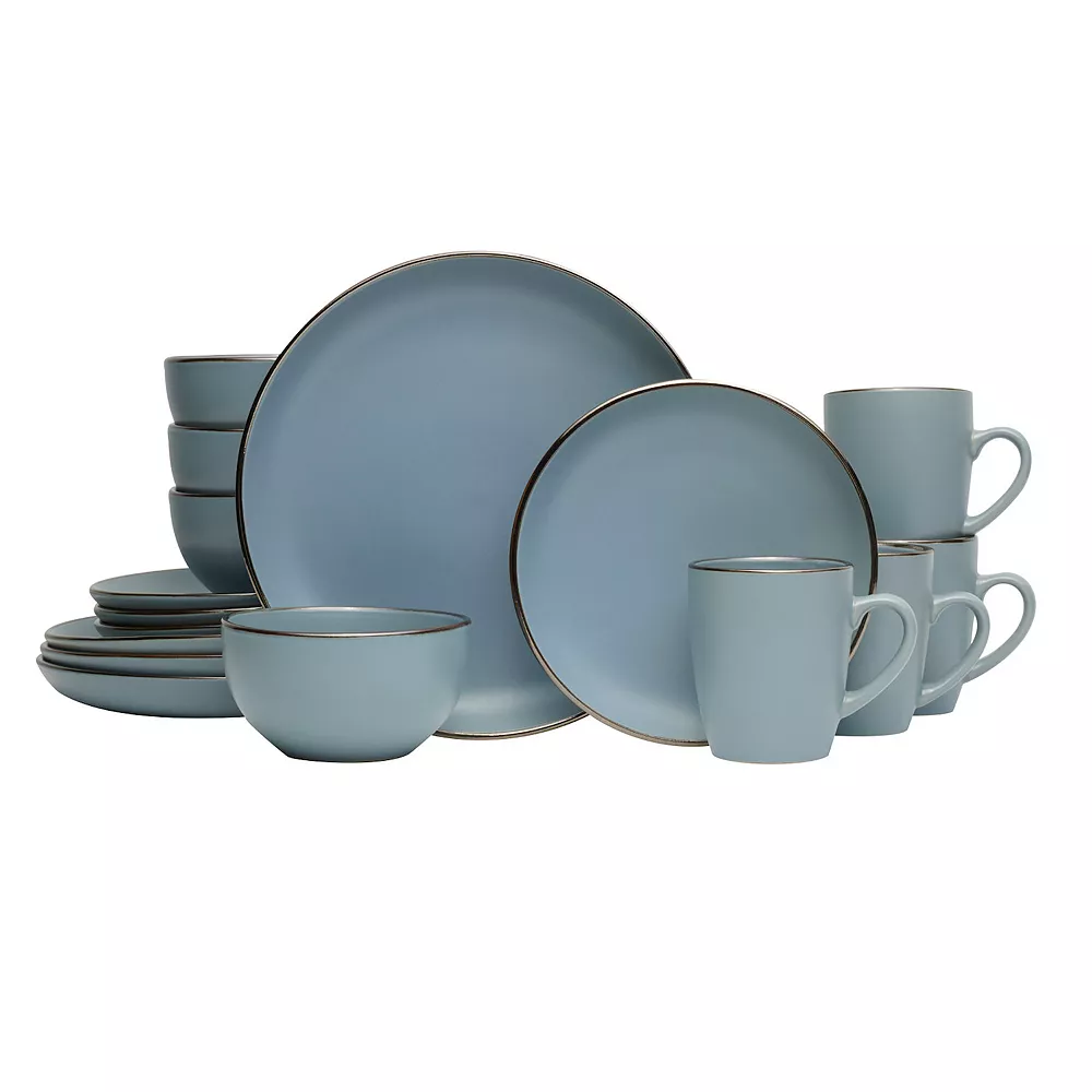 Pfaltzgraff Hadlee Blue 16-pc. Dinnerware Set 3 Pfaltzgraff Hadlee Blue 16-pc. Dinnerware Set