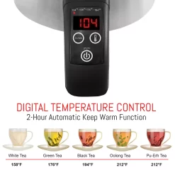 Elite Gourmet 1.7-Liter Programmable Cordless Electric Kettle -Home-Kitchen 3977750 ALT3