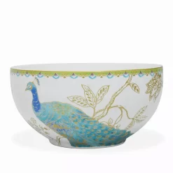 222 Fifth Peacock Garden White 16-pc. Dinnerware Set -Home-Kitchen 4014955 ALT2