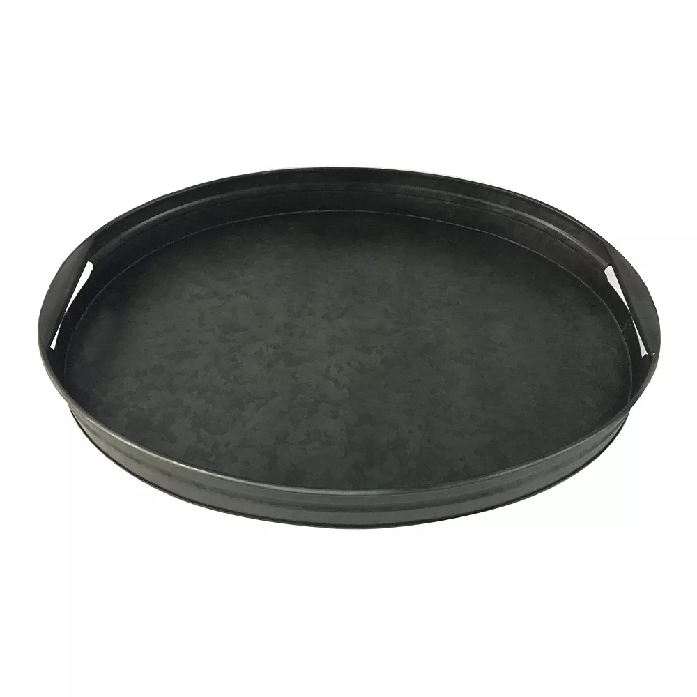 Food Network™ Galvanized Metal Serving Tray 3 Food Network™ Galvanized Metal Serving Tray