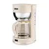 Kalorik 10-Cup Retro Coffee Maker -Home-Kitchen 4358737 Cream