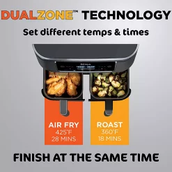 Ninja Foodi 8 Qt. Original Dualzone, 2-Basket Air Fryer With 6 Functions -Home-Kitchen 4438353 ALT10