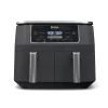 Ninja Foodi 8 Qt. Original Dualzone, 2-Basket Air Fryer With 6 Functions -Home-Kitchen 4438353 Gray