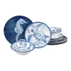 Certified International Oceanic 12-pc. Melamine Dinnerware Set 2 Certified International Oceanic 12-pc. Melamine Dinnerware Set -Home-Kitchen 4451676
