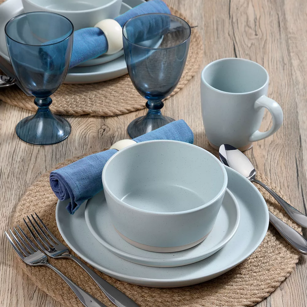 Pfaltzgraff Hudson Blue 16-pc. Dinnerware Set 4 Pfaltzgraff Hudson Blue 16-pc. Dinnerware Set - Image 2