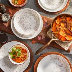 Corelle Leaf Stitch 12-pc. Dinnerware Set 7 Corelle Leaf Stitch 12-pc. Dinnerware Set -Home-Kitchen 4479771 ALT5