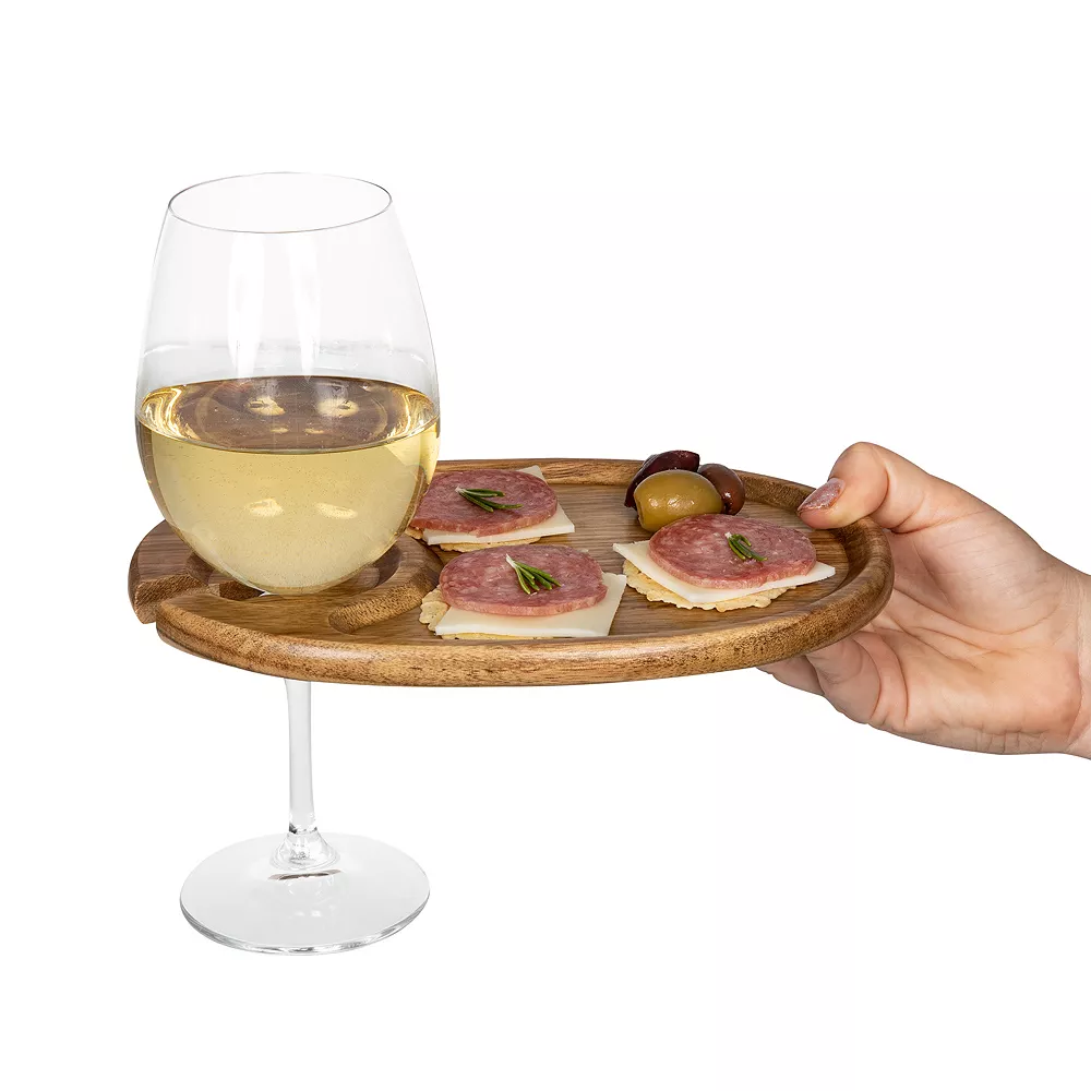 Toscana 4-pc. Wine Appetizer Plate Set 6 Toscana 4-pc. Wine Appetizer Plate Set - Image 4